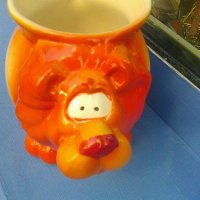 Голяма детска чаша с мечок от порцелан, снимка 1 - Други - 38714662
