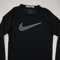 Nike PRO DRI-FIT оригинална блуза ръст 147-158см Найк спорт фланелка, снимка 2 - Детски Блузи и туники - 44001377