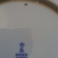 Декоративна порцеланова чиния Kaiser porcelain , снимка 6 - Декорация за дома - 39231543