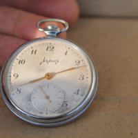 СССР часовник ''Молния'', снимка 7 - Антикварни и старинни предмети - 44911437