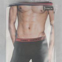 Памучни мъжки боксерки в тъмносиньо, черно и бяло марка Jimmy Sanders, снимка 3 - Бельо - 32475849