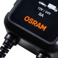 SМАRТ зарядно за акумулатор OSRAM 908 - 12/24V,8A, снимка 5 - Аксесоари и консумативи - 35487671