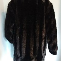 Много ефектно палто от еко косъм с вата / голям размер , снимка 8 - Палта, манта - 38794460