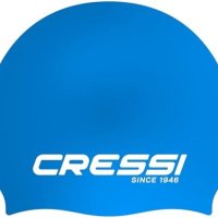 Нова Шапка за плуване Cressi Удобна висококачествена за басейн спорт море, снимка 1 - Шапки - 44062472