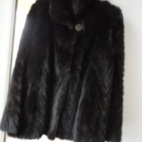 Дамско Качествено късо Палто от Визон, снимка 6 - Палта, манта - 43484696