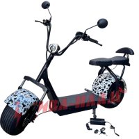 Електрически скутер ’Harley’ 1500W 60V+LED Дисплей+Преден LED фар+Bluetooth+Аларма+Габарити+ЛИЗИНГ, снимка 2 - Мотоциклети и мототехника - 40573159
