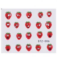 STZ-006 ягода ягоди слайдер ваденки нокти маникюр декорация, снимка 2 - Продукти за маникюр - 32565870