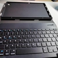 Нов Стилен Клавиатурен Калъф за Samsung Tab A7/A8 10.4 инча 2020 - Черен, снимка 9 - Таблети - 43408634