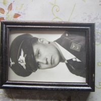Стара немска снимка войник летец 3 Райх картина , снимка 5 - Картини - 28353662
