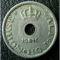 10 йоре 1946, Норвегия, снимка 2 - Нумизматика и бонистика - 28387023