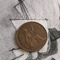 Монета - Великобритания - 1 пени | 1946г., снимка 1 - Нумизматика и бонистика - 43440578