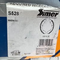 К-т задни челюсти SIMER S528 MAZDA 323 C V / 323 F V / 323 F IV / 323 C IV / 323 P V / MX-3 / 323 S , снимка 4 - Части - 37399406