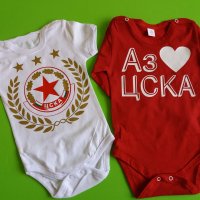 Комплект ЦСКА тениска и боди за баща и бебе, снимка 13 - Тениски - 31246976