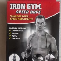 Въже за скачане Iron Gym Speed Rope, снимка 2 - Фитнес уреди - 35015318