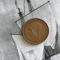 Монета - Великобритания - 1 пени | 1927г., снимка 2 - Нумизматика и бонистика - 32217544