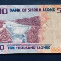 5000 леоне 2013 Сиера Леоне Екзотична банкнота , снимка 2 - Нумизматика и бонистика - 42771551