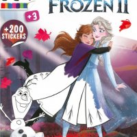 Книжка за оцветяване със стикери на Замръзналото кралство 2 (Панини), снимка 1 - Детски книжки - 27484838