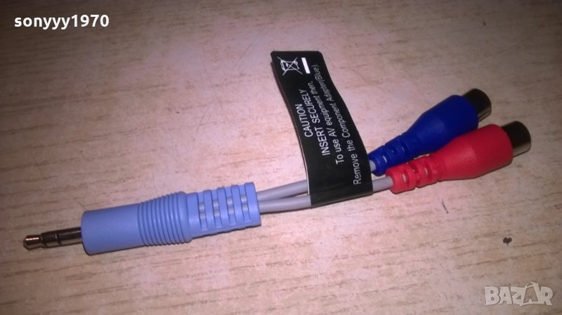 ПРЕХОД ЧИНЧОВЕ-ЖАК 3.5ММ-ВНОС ШВЕИЦАРИЯ, снимка 1