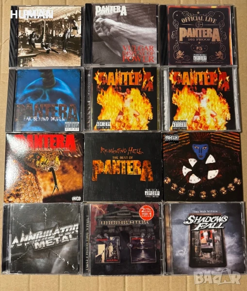 Pantera - Annihilator - SOAD - Shadows Fall, снимка 1
