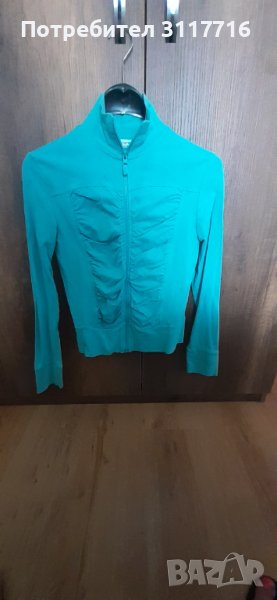 Дамски суичър морско синьо, снимка 1