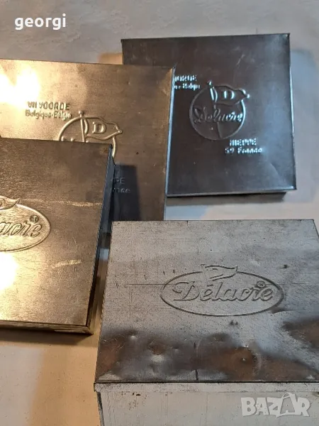 ретро ламаринени кутии за бисквити  4/5, снимка 1