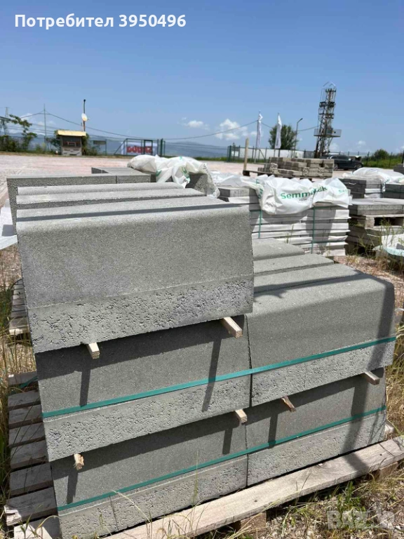 Пътен бордюр 50/15/25см с регула 10см - #Земелрок, снимка 1