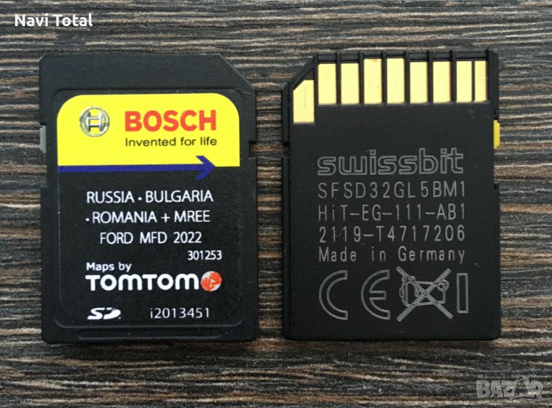 Ford MFD Sd Card Eastern Europe V12 2023гд Форд България Русия Румъния, снимка 1