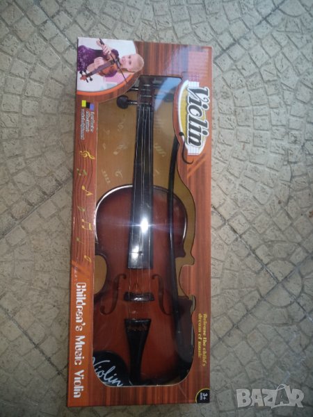 Цигулка с лък или  батерии,около 42см, снимка 1