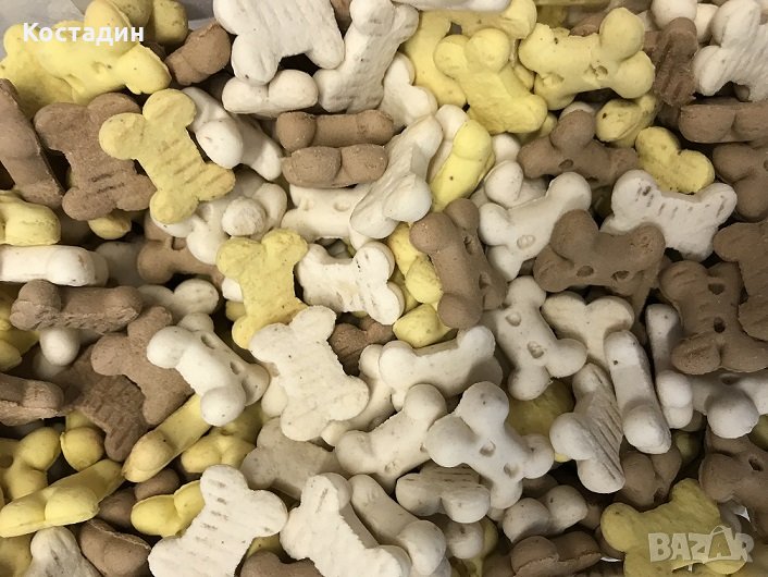 Бисквитки Кокълчета за малки Кученца с Ванилия - Лакомство - 1кг/10кг, снимка 1