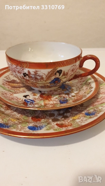 Красиви порцеланови чашки за кафе и чай- сет., снимка 1