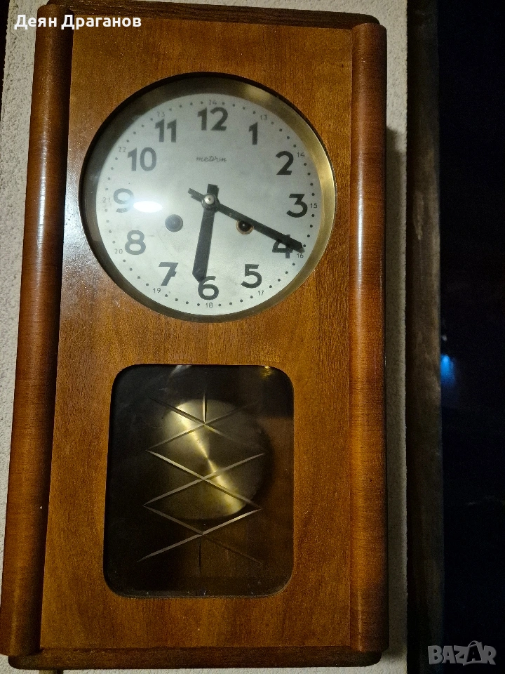 стар механичен полски часовник антика, снимка 1