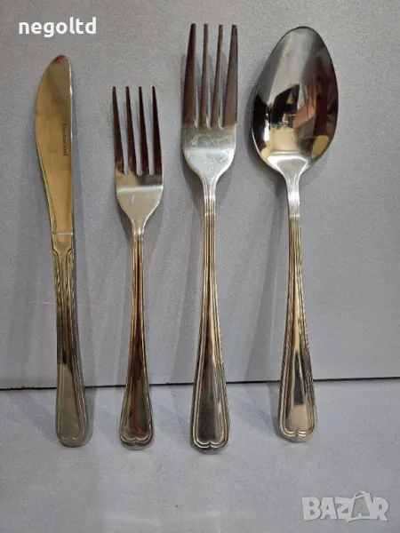 Нови качествени ПРИБОРИ ЗА ХРАНЕНЕ Неръждаема стомана 18/0, снимка 1