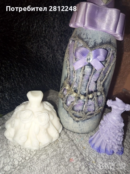 Сапунена сватбена рокля подарък за шаферките и кумата, снимка 1