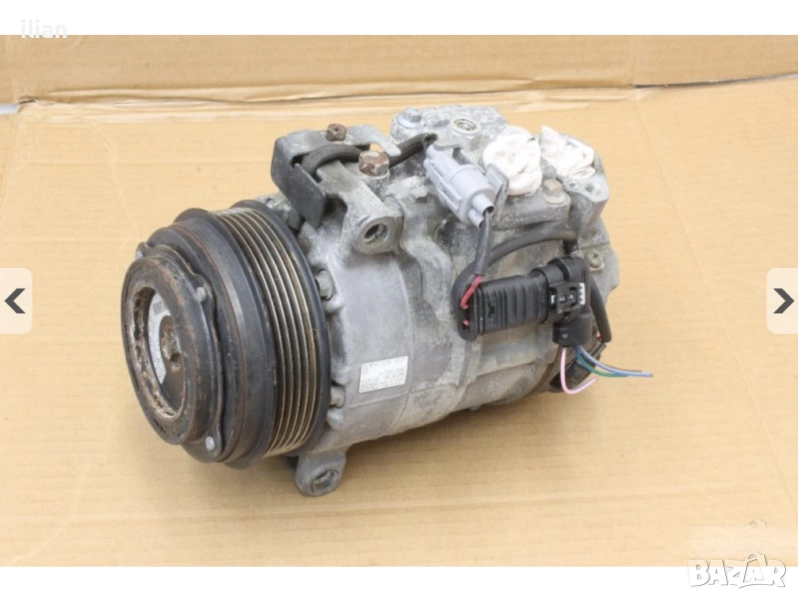 Компресор климатик Mercedes DENSO 6SBU16C W212 W204 OM651 200CDI 220 CDI, снимка 1