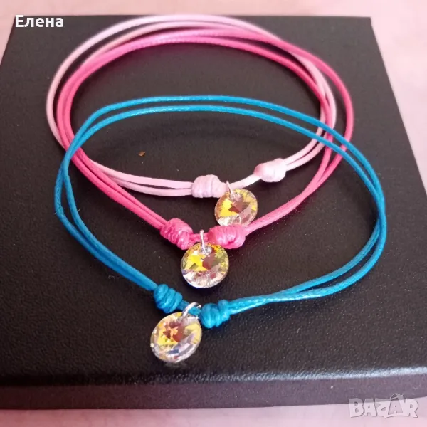 Гривни с кристали на Сваровски , снимка 1