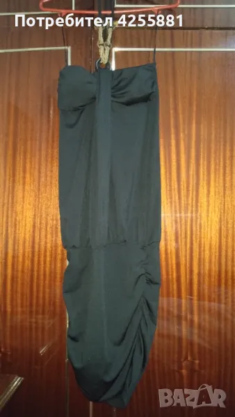 Черна стилна рокля , снимка 1