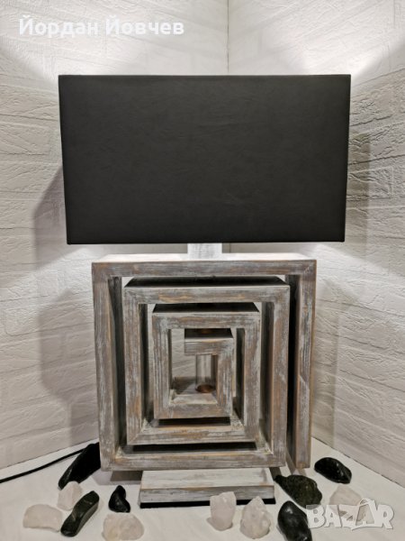 Лампа от дърво,ръчна изработка, снимка 1