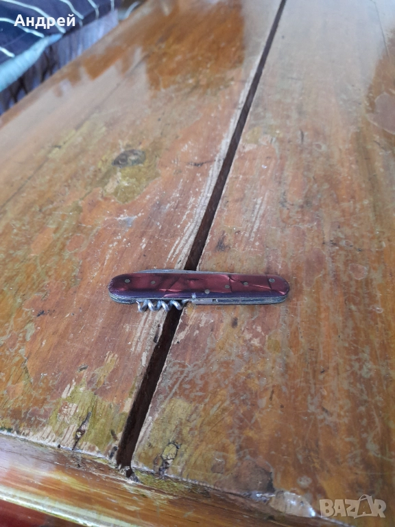 Стар джобен нож,ножче,ножка #164, снимка 1