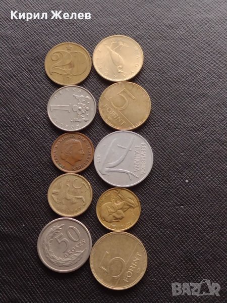 Лот монети от цял свят 10 броя ИСПАНИЯ ПОЛША ИТАЛИЯ ЗА КОЛЕКЦИЯ ДЕКОРАЦИЯ 21194, снимка 1