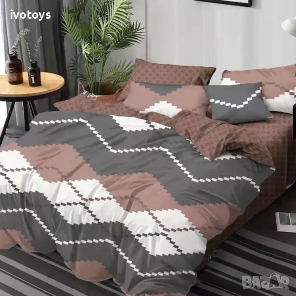 Двулицево спално бельо, 6 части - Модел WS14784, снимка 1