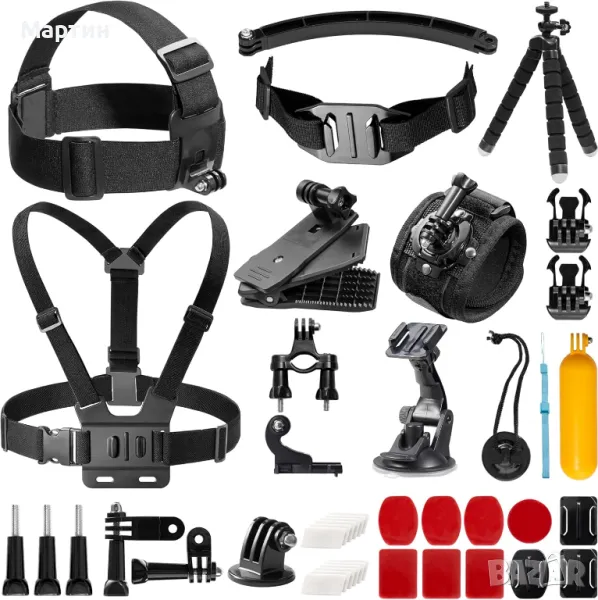 AKASO Камера ACCESSORIES KIT 14 IN 1 , снимка 1