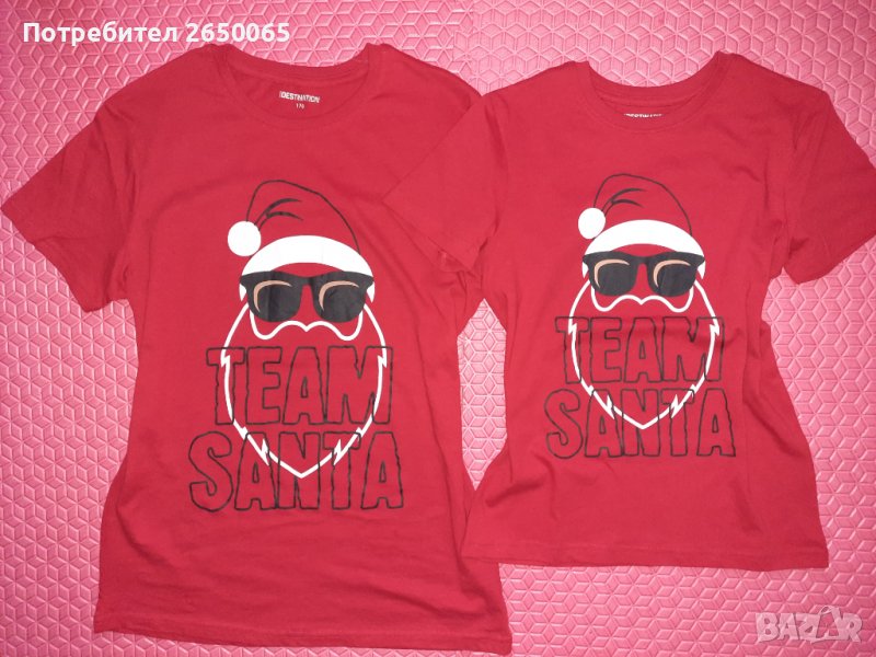 Коледни тениски мама и дете, снимка 1