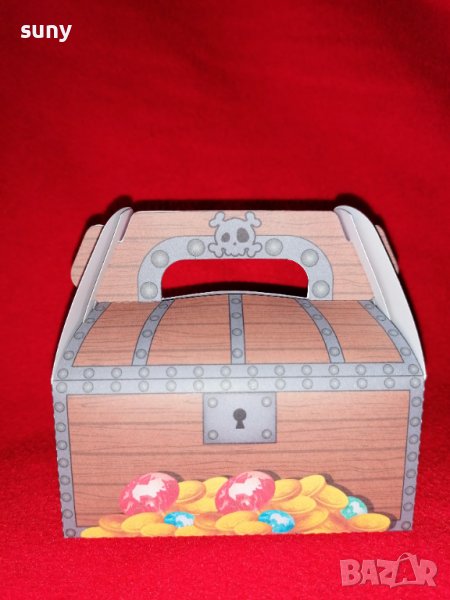 Кутийка за лакомства пиратско сандъче, снимка 1