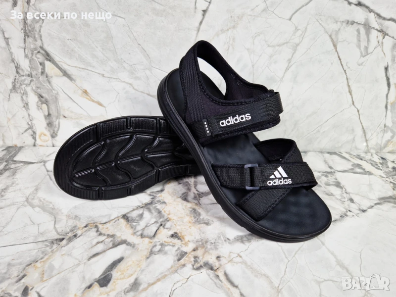 Adidas Мъжки Черни Спортни Сандали🔝Мъжки Ежедневни Сандали Адидас Код P944, снимка 1