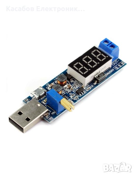 USB Повишаващ/понижаващ преобразувател 5V към 1.5V-24V, снимка 1