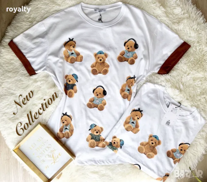 Памучни дамски тениски Различни цветове , снимка 1