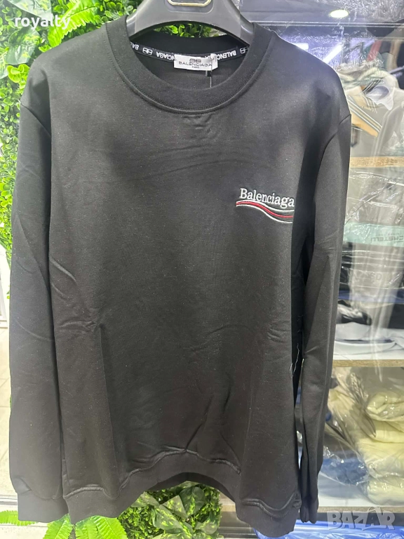 Balenciaga Черна Мъжка Блуза , снимка 1