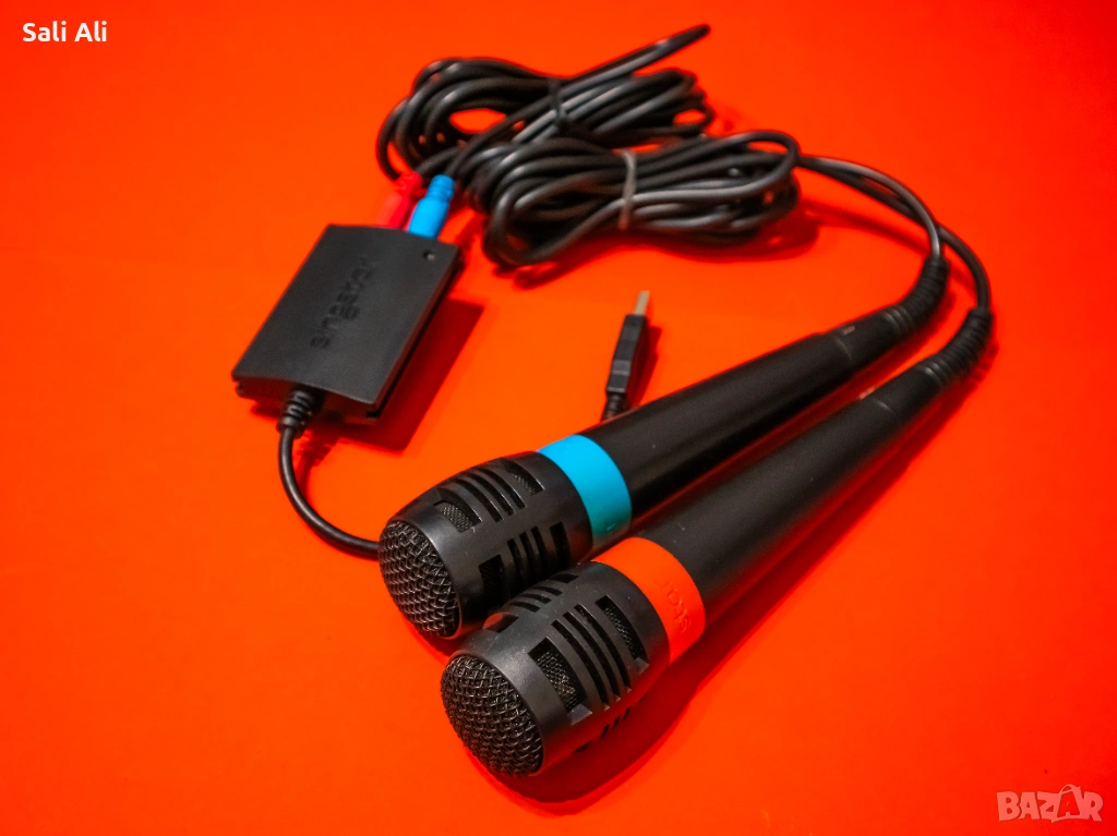 SONY SingStar Karaoke за PC и PlayStation | като нова, 2 микрофона, снимка 1