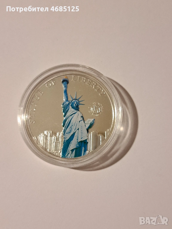 Сребърна монета от Палау, 2500 бр. за цял свят, снимка 1