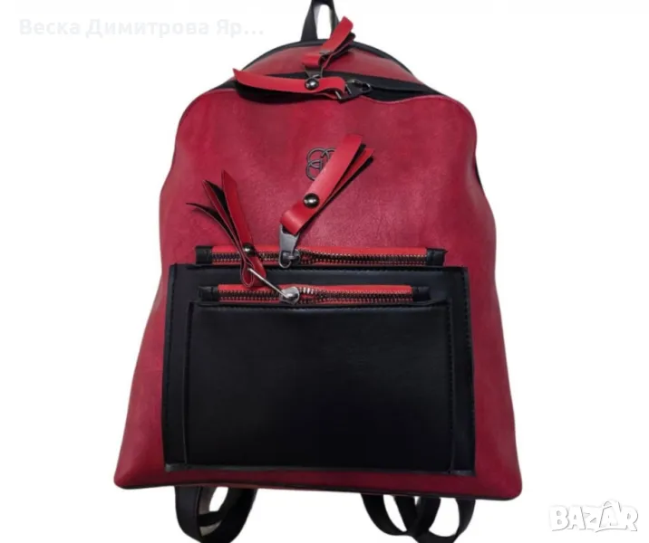 Дамска ежедневна кожена раница за всяка визия, снимка 1